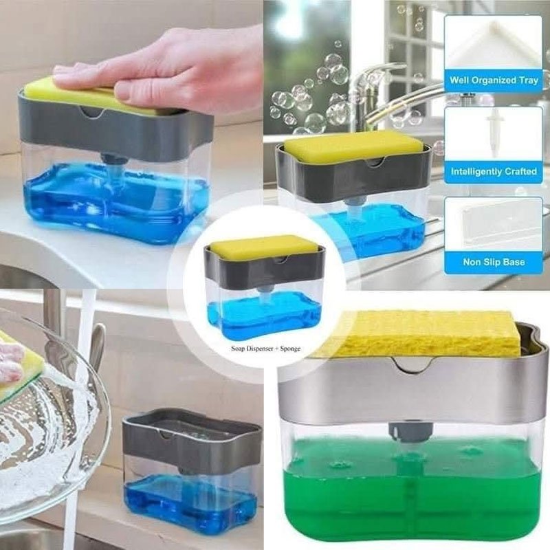 Soap Pump and sponge caddy