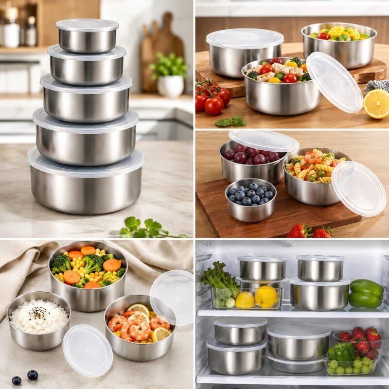 WhatsApp Image 2026-07-03 at 7.56.39 PM Premium Stainless Steel Food Storage Bowl Set - Image 1