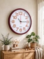 Premium Radium Wall Clock - White