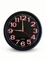 Premium Radium Wall Clock - Black